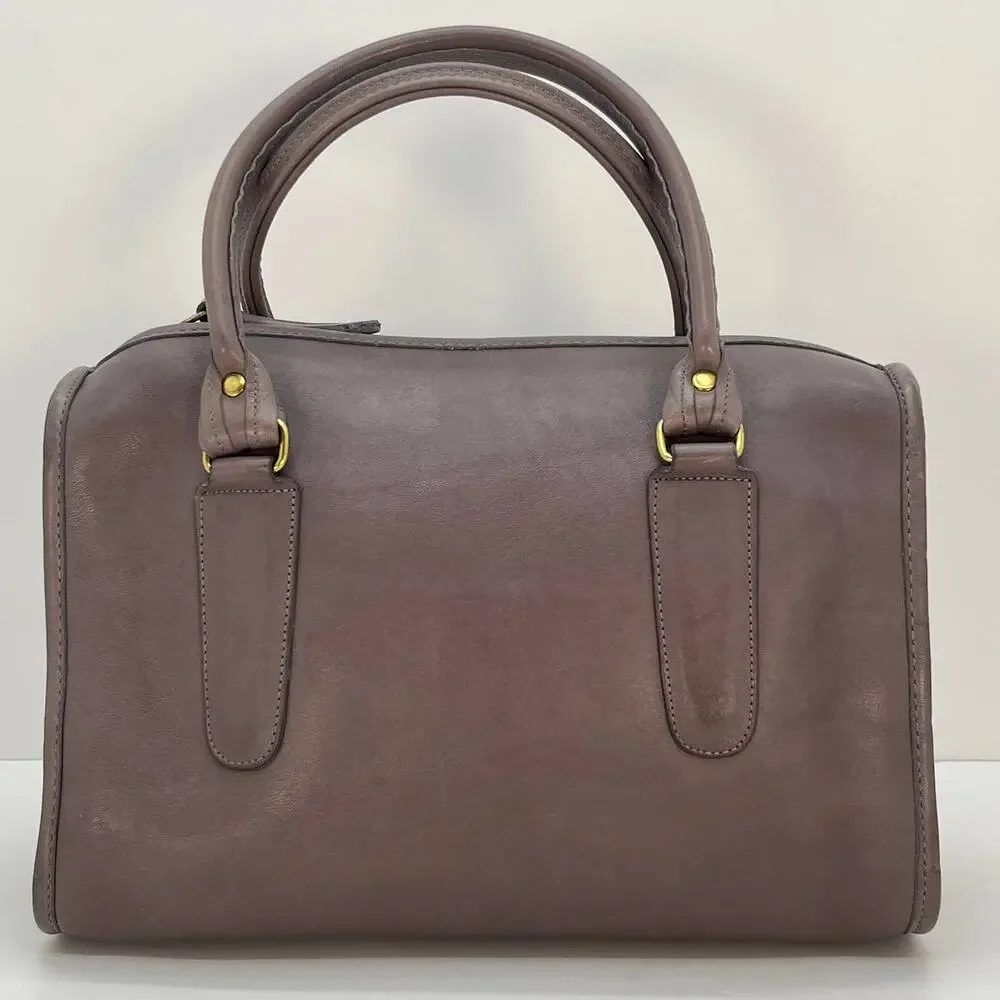 Vintage Coach NYC Madison Satchel 9725 Gray 1980s
